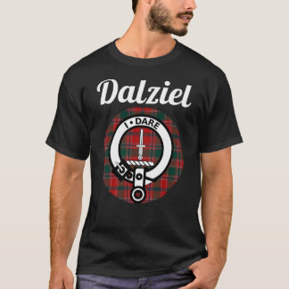 Camiseta Dalziel Clan Escocia Nombre Escudo De Armas Tartán