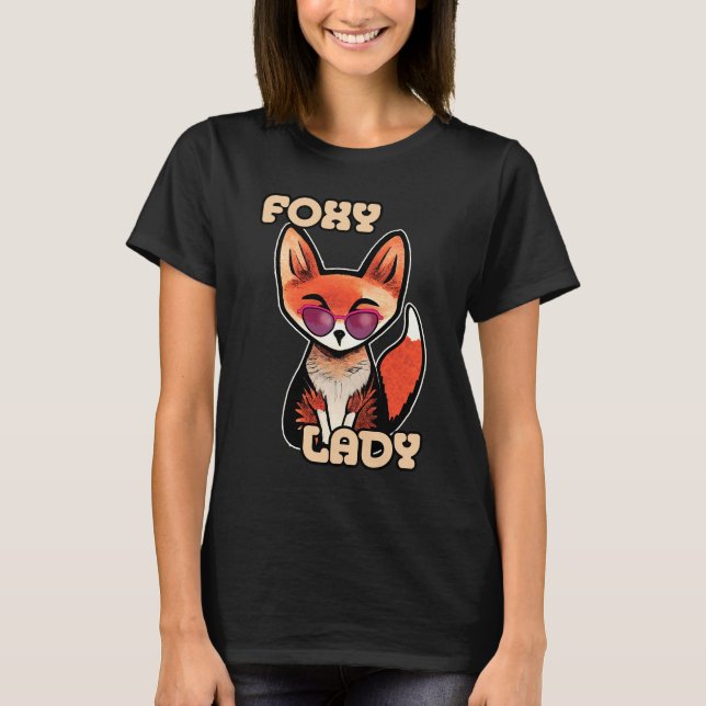 Camiseta Dama Astuta | Zorro Lindo (Anverso)