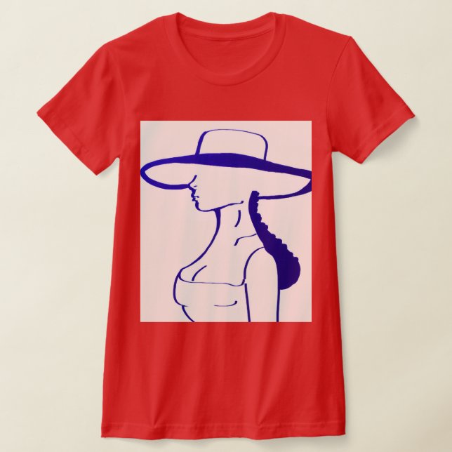 Camiseta Dama Azul (Distribución)
