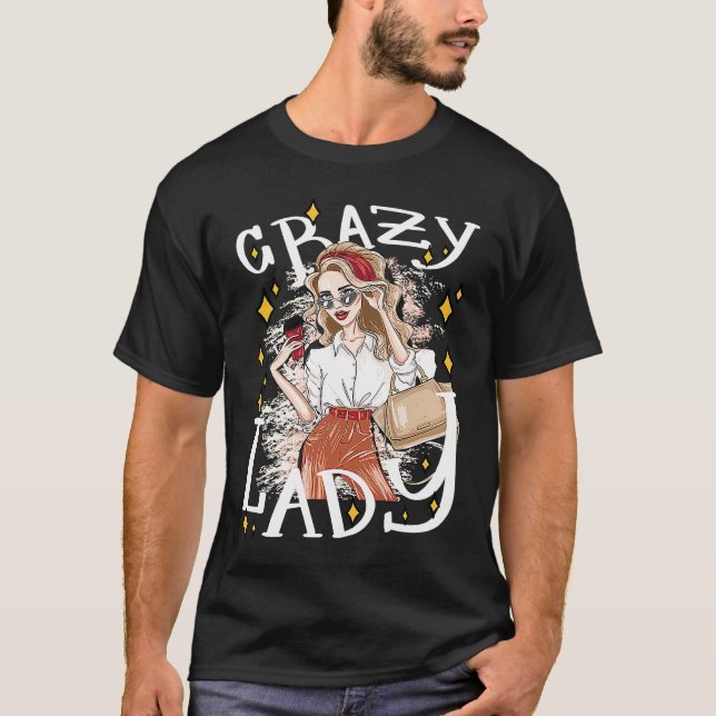 Camiseta Dama Compras Chiste Sarcástico Decir (Anverso)