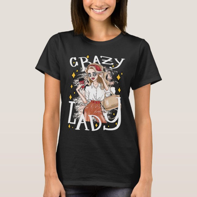 Camiseta Dama Compras Chiste Sarcástico Dicho (Anverso)