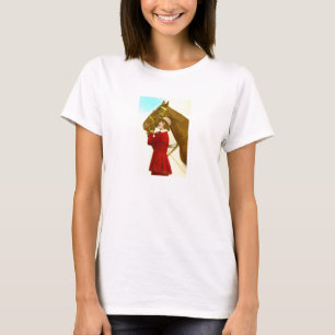 Camiseta Dama con caballo