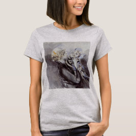 Camiseta Dama con gato gris (por Giovanni Boldini)