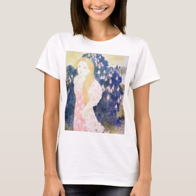 Camiseta Dama con vestido rosa, Maurice Denis (Anverso)