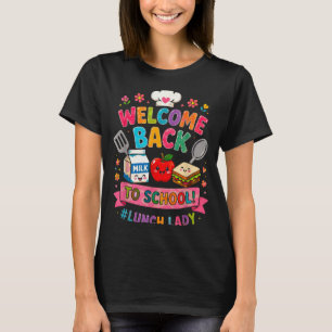 Camiseta Dama De Almuerzo Escolar Diseño Divertido De Regre