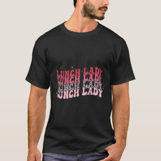 Camiseta Dama de almuerzo leopardo día de San Valentín