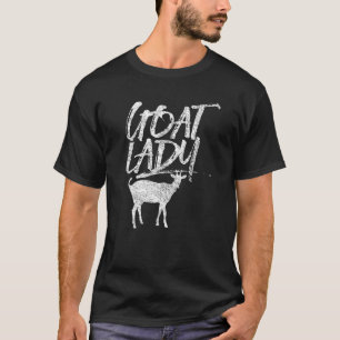 Camiseta Dama de cabra Animal Cabras domésticas Cabra