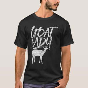 Camiseta Dama de cabra Animal Cabras domésticas Cabra