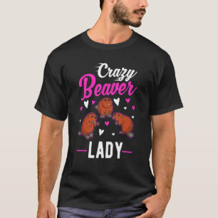 Camiseta Dama de castores locos