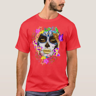 Camiseta Dama de cráneo de azúcar de Catrina