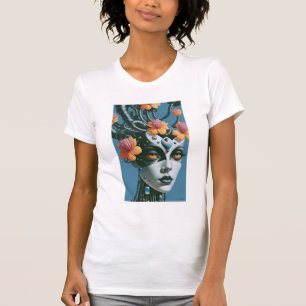 Camiseta Dama de Estado de Flor de Saúco