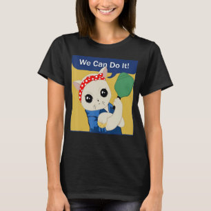 Camiseta Dama de gato de pelletilla, podemos hacerlo jugar 