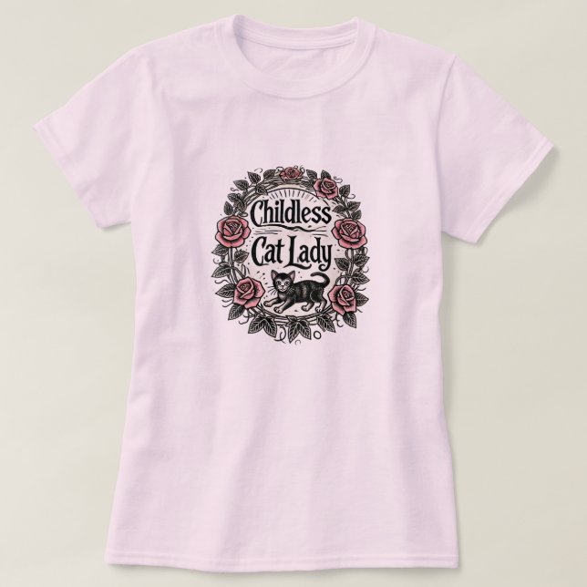 Camiseta Dama de gato infantil (Diseño del anverso)