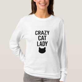 Camiseta Dama de gato loca - Gracioso regalo de amante de g