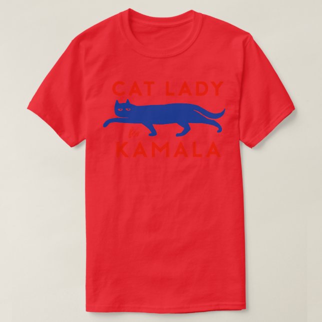 Camiseta Dama de gato por sudadera Kamala (Diseño del anverso)