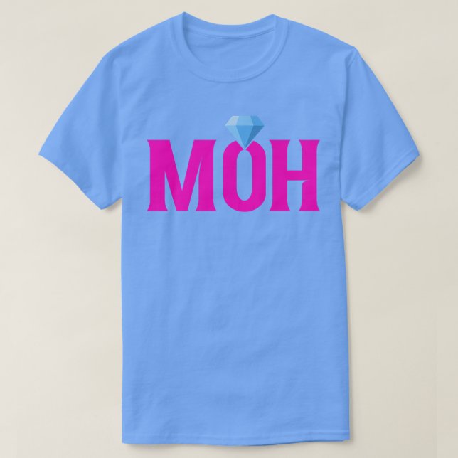 Camiseta Dama de honor de la fiesta de despedida de soltera (Diseño del anverso)