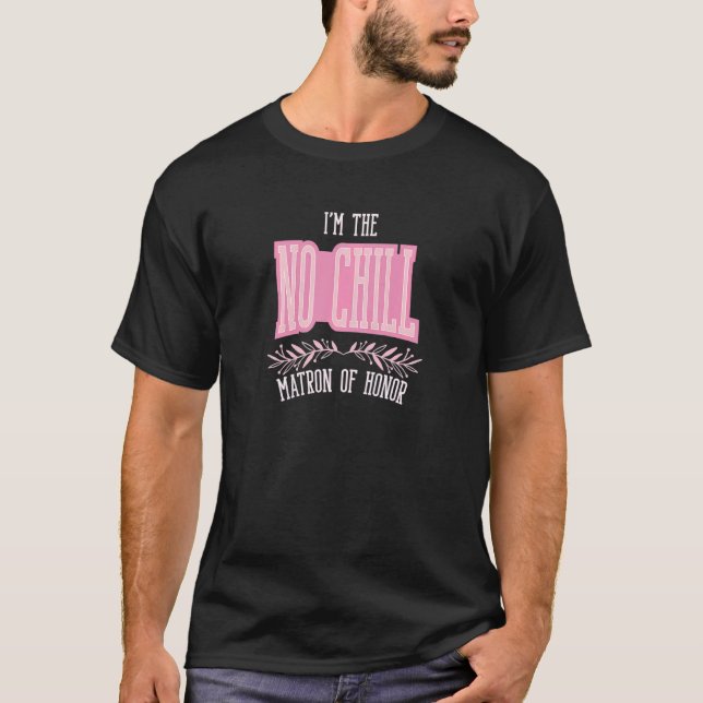 Camiseta Dama de Honor de Mujeres Sin Frio Combinando Solte (Anverso)