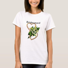 Camiseta Dama de honor del lirio de los valles