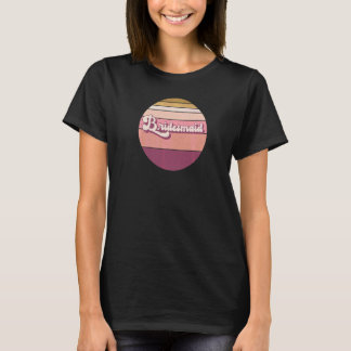 Camiseta Dama de honor Despedida de soltera Retro Vintage S