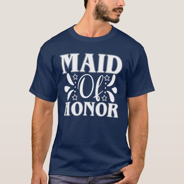 Camiseta Dama de Honor Divertido para Despedida de Soltera (Anverso)