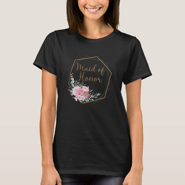 Camiseta Dama de honor femenina despedida de soltero boda r (Anverso)