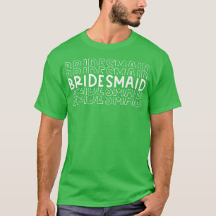 Camiseta Dama de honor Fiesta de boda Compromiso Novia Caba