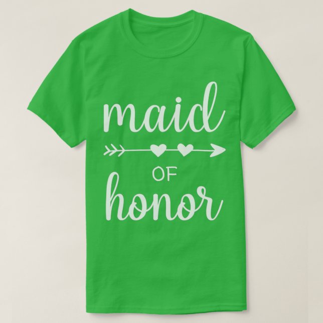 Camiseta Dama de honor Fiesta de soltero de la boda (Diseño del anverso)