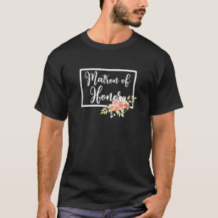 Camiseta Dama de Honor Flor Boda Despedida de Soltera