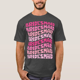 Camiseta Dama de honor I Do Crew Retro Fiesta de Despedida