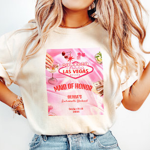 Camiseta Dama de Honor Las Vegas Despedida de Soltera Póque