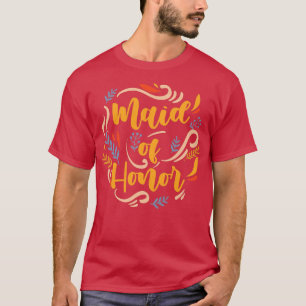 Camiseta Dama de Honor Mujer Novia Fiesta de Boda Despedida