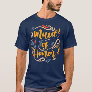 Camiseta Dama de Honor Mujer Novia Fiesta de Boda Despedida