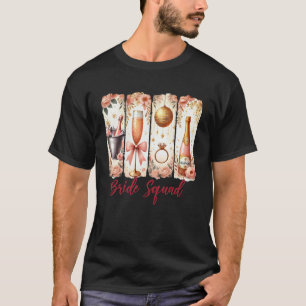 Camiseta Dama de honor Novia Cuadrilla Coqueta Boda Despedi