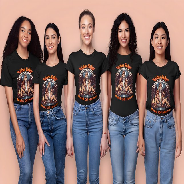 Camiseta Dama de honor Orgullo Una fiesta nupcial de celebr (Subido por el creador)