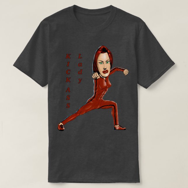 Camiseta Dama de Kickass (Diseño del anverso)