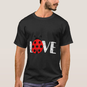 Camiseta Dama de las mariquitas Insecto lindo Novia Regalo