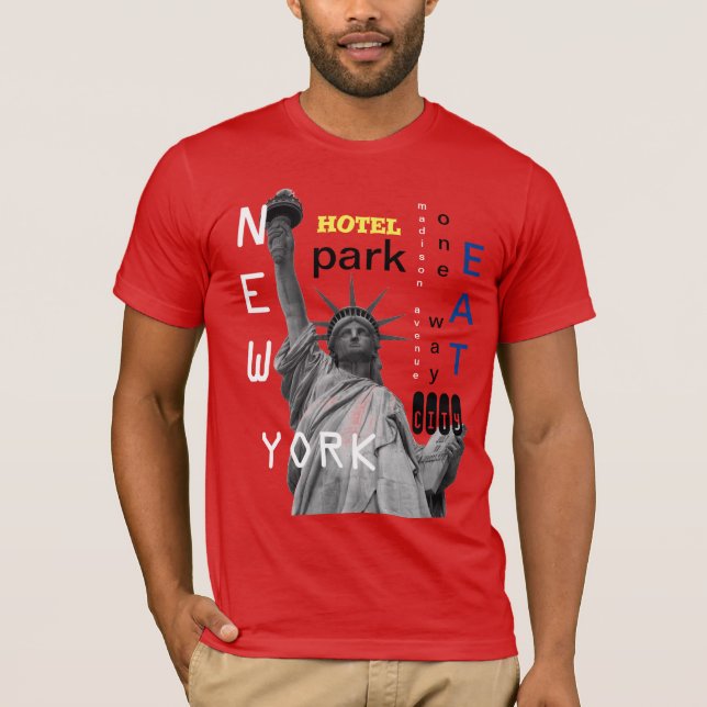 Camiseta Dama de libertad de Nueva York (Anverso)