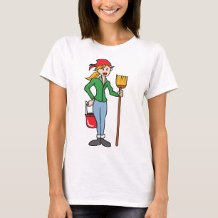 Camiseta Dama de limpieza