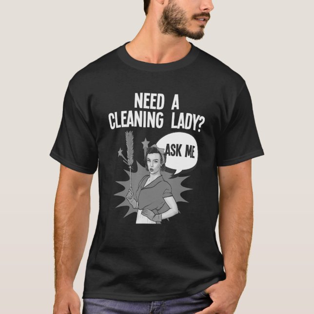 Camiseta Dama De Limpieza De Guay Para Mujeres Chicas (Anverso)