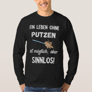 Camiseta Dama de limpieza de poszkraft Colonne Housewife