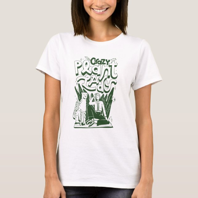 Camiseta Dama de planta loca (Anverso)