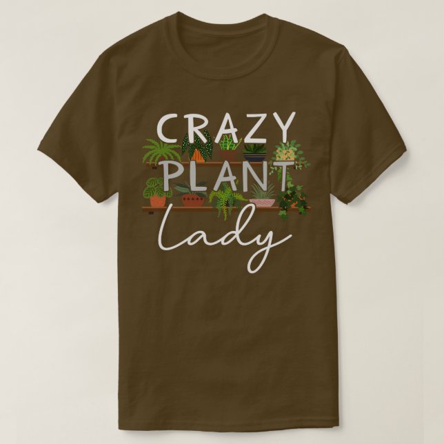 Camiseta Dama de planta loca (Diseño del anverso)