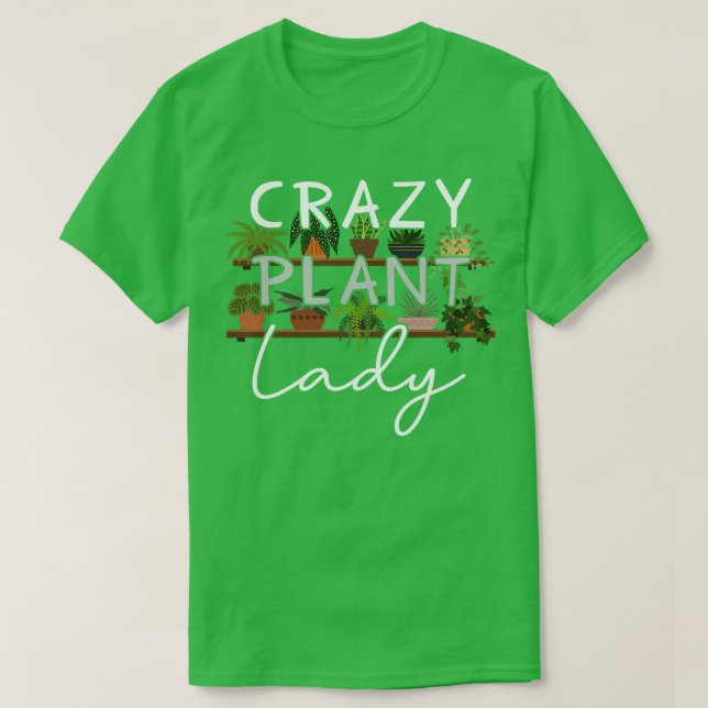 Camiseta Dama de planta loca (Diseño del anverso)
