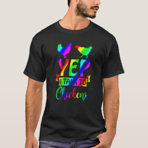 Camiseta Dama de pollo multicolor
