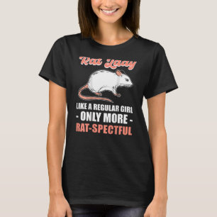 Camiseta Dama de Rat como Chica normal sólo más espectros d
