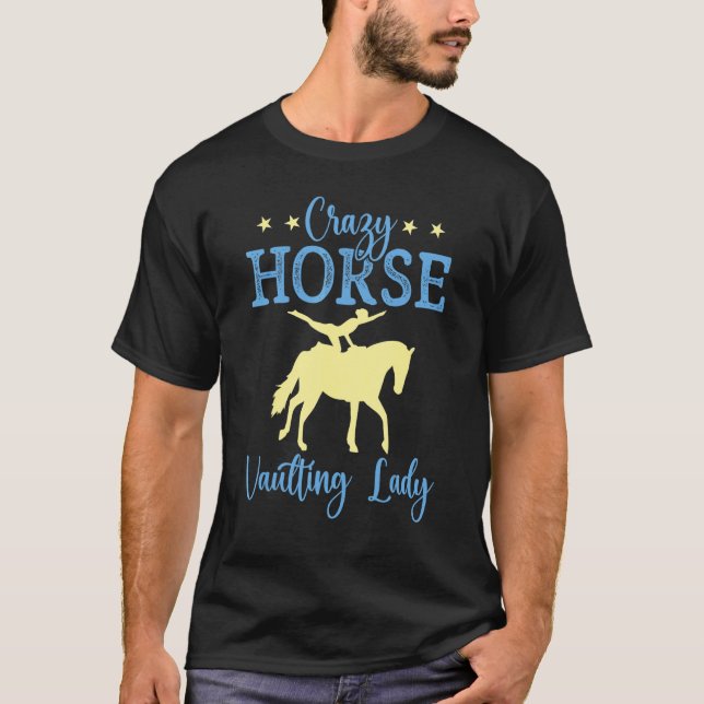 Camiseta Dama de Saltos a Caballo Crazy Horse (Anverso)