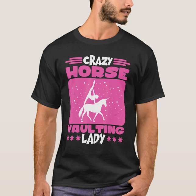 Camiseta Dama de Saltos de Caballo Crazy Horse (Anverso)