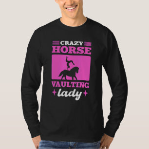 Camiseta Dama de Saltos del Crazy Horse Acrobacias de Salto