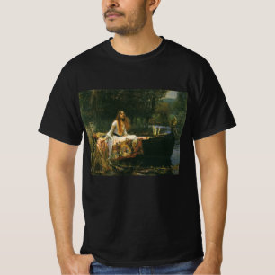 Camiseta Dama de Shalott en barca por John William Waterhou