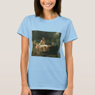 Camiseta Dama de Shalott en barca por John William Waterhou